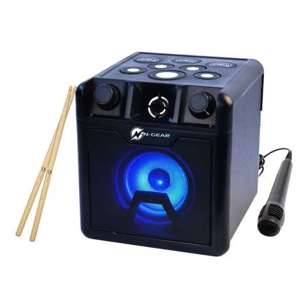 N-Gear | Portable Bluetooth Cube Drum Speaker | The Drum Block 420 | 50 W | Bluetooth | Black | Wireless Connection