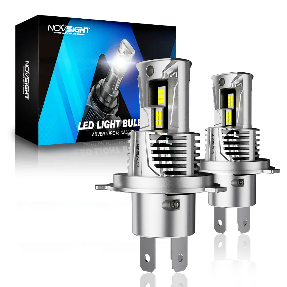 N62 Ultra Series Wireless | H4 H7 H11 9005 9006 LED Bulbs Automotive Specific Chipsets 100W 22000LM 6500K White | 2 Bulbs