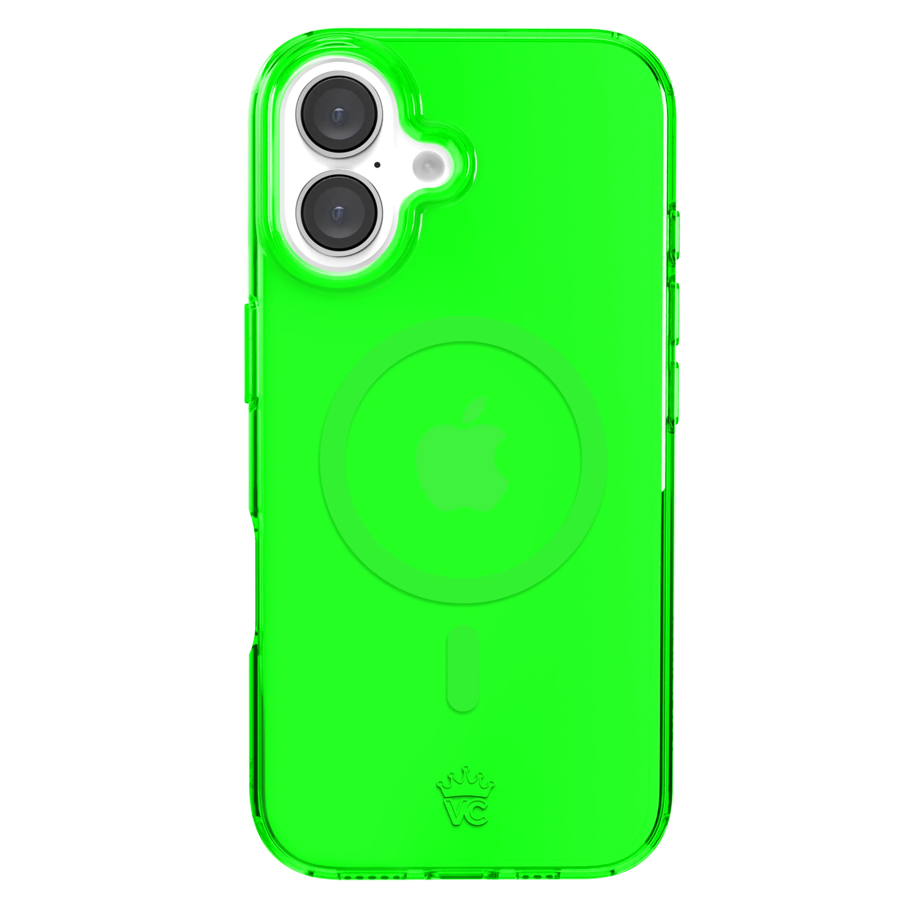 Neon Green Clear iPhone Case