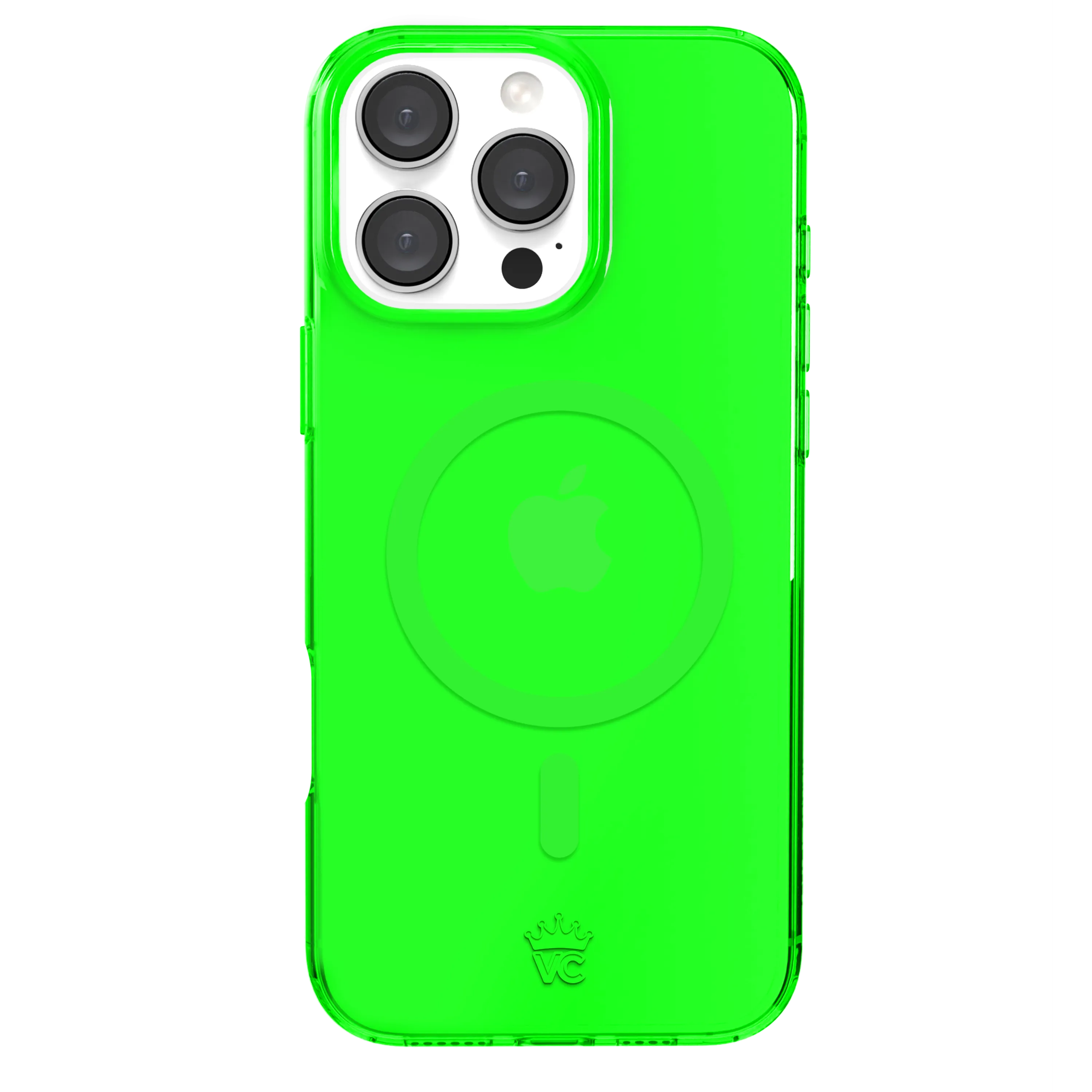 Neon Green Clear iPhone Case