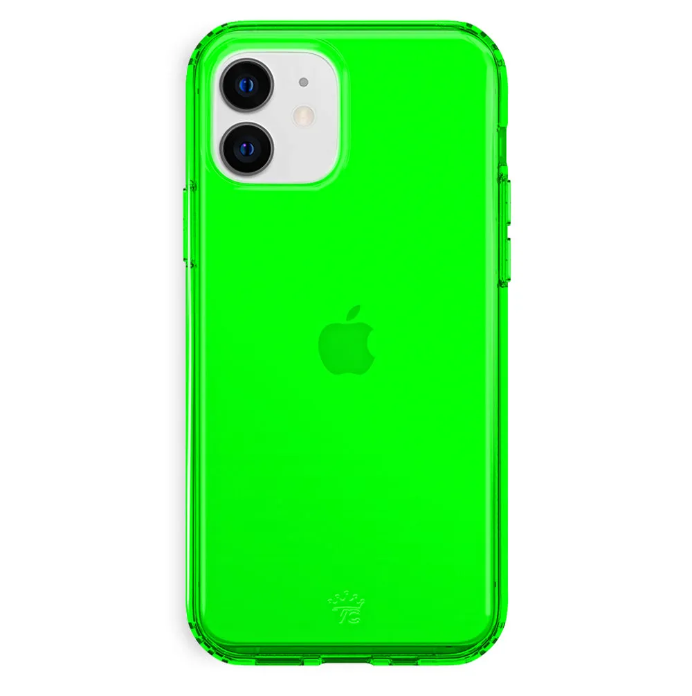 Neon Green Clear iPhone Case