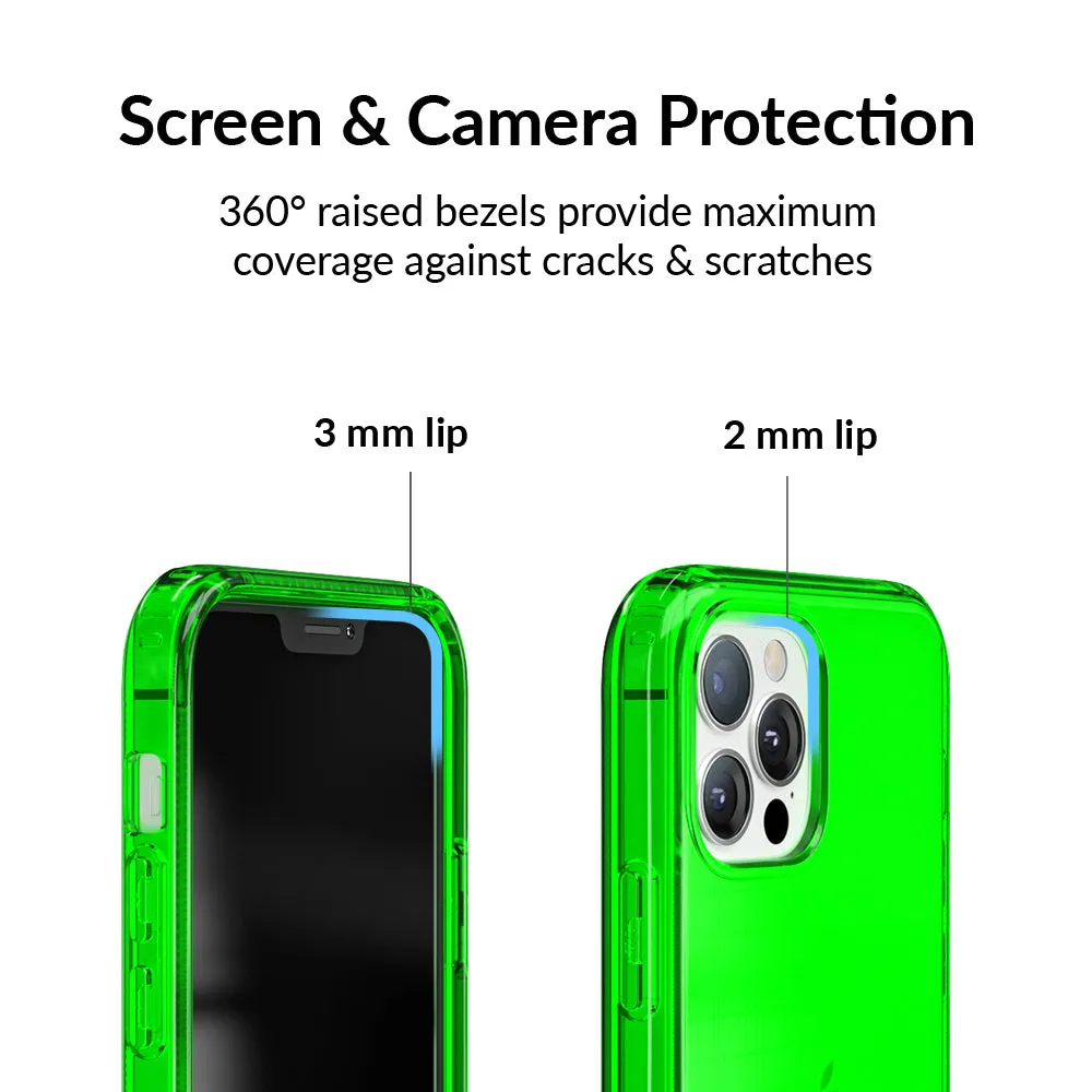 Neon Green Clear iPhone Case