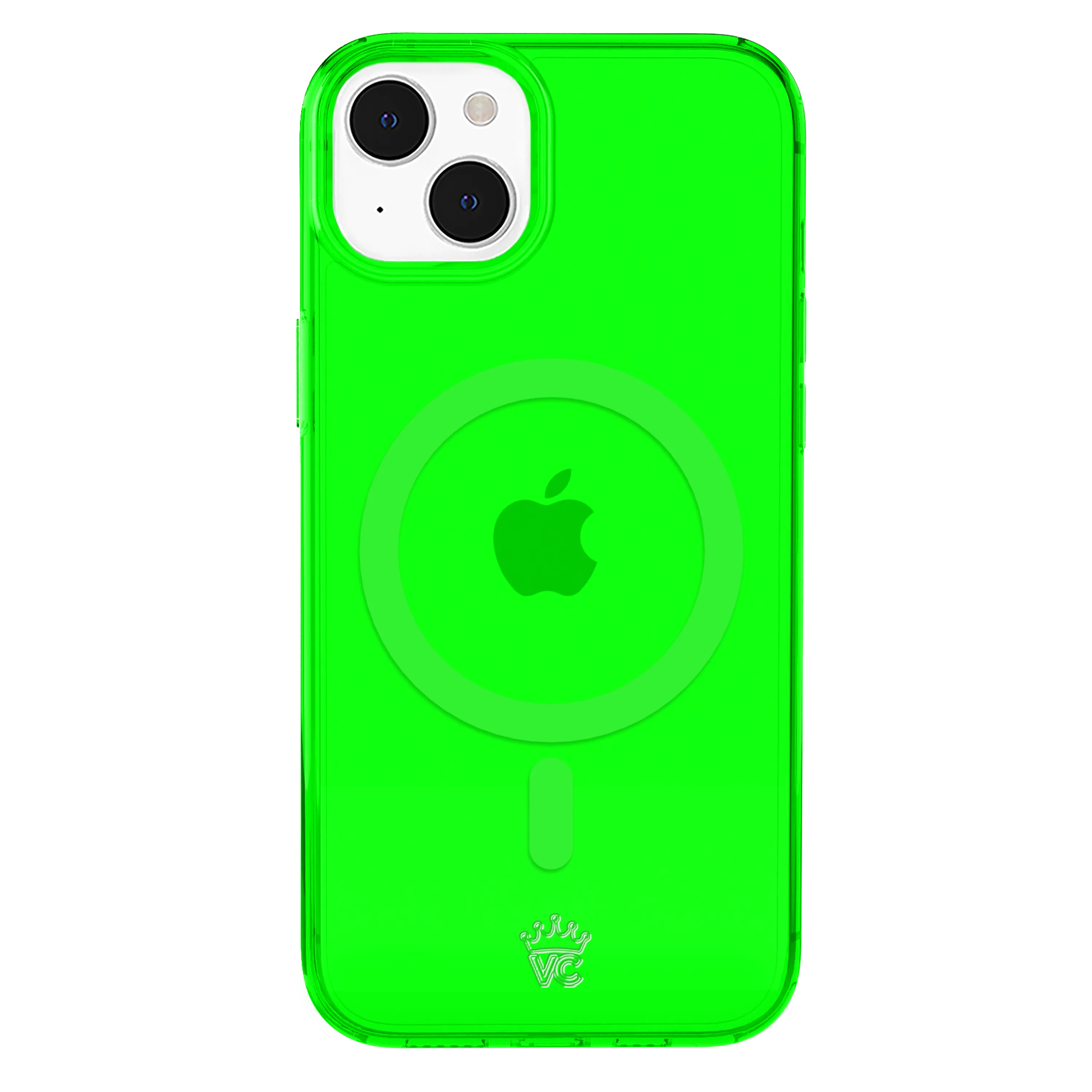 Neon Green Clear iPhone Case