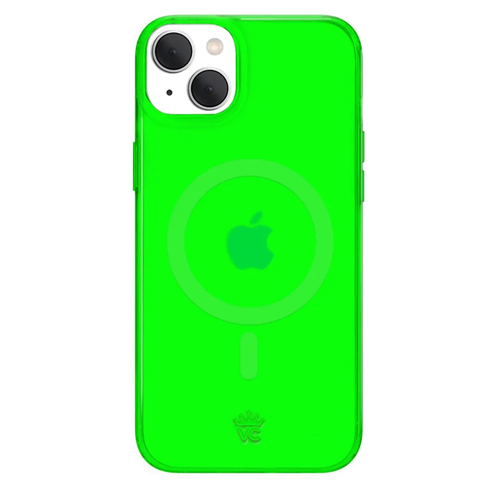 Neon Green Clear iPhone Case