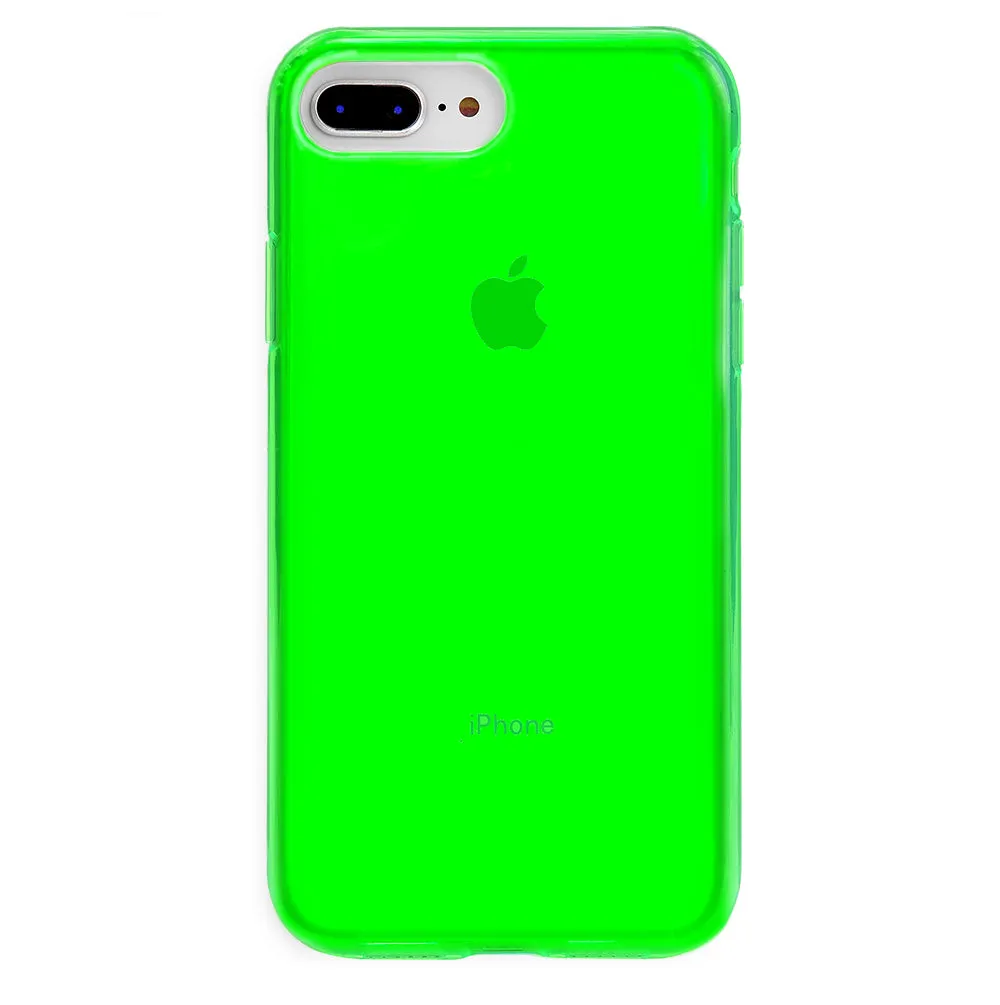 Neon Green Clear iPhone Case