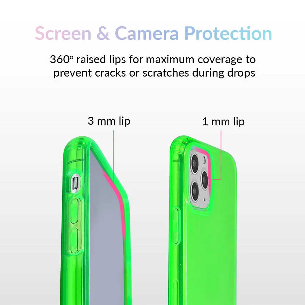 Neon Green Clear iPhone Case