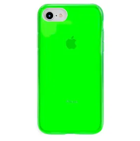 Neon Green Clear iPhone Case