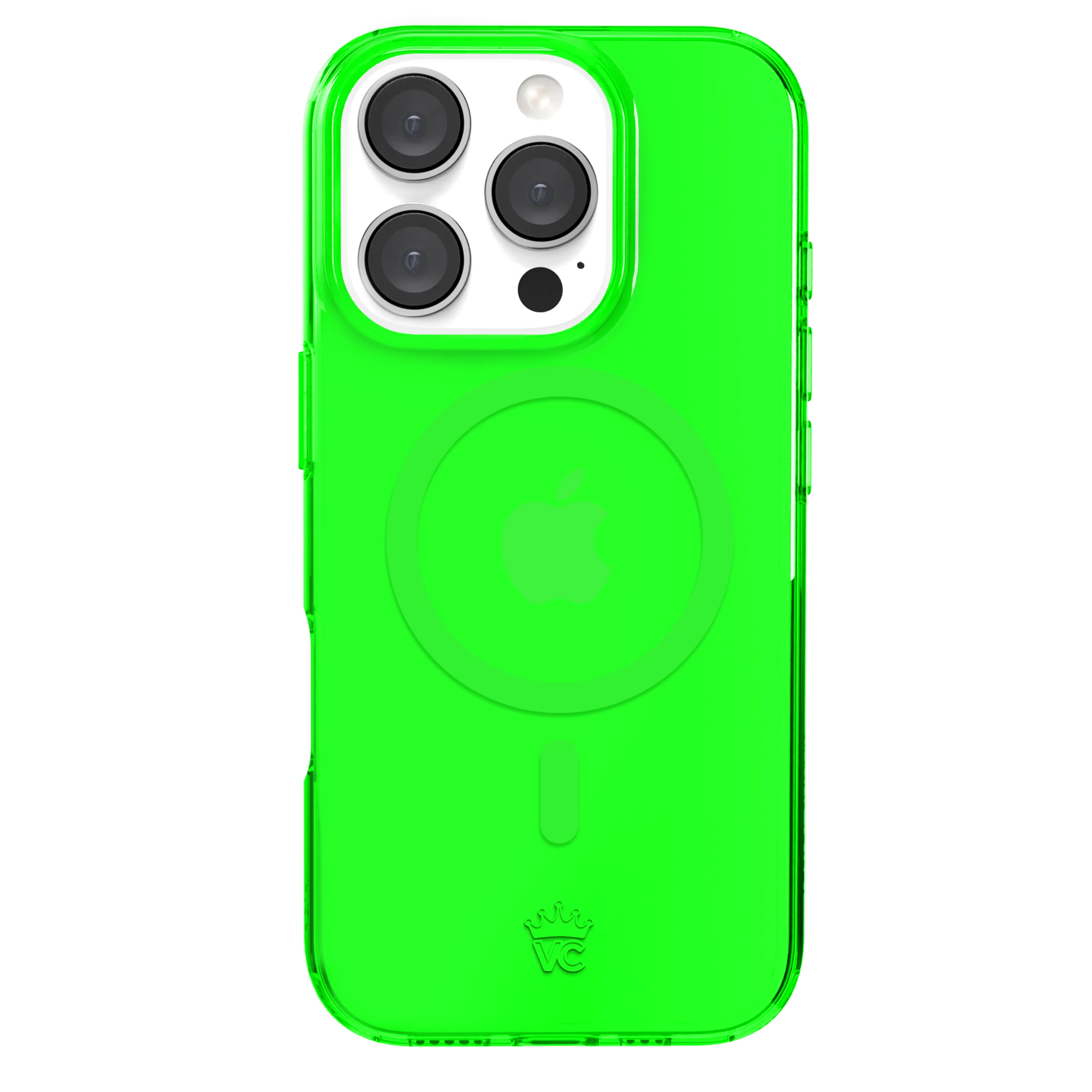 Neon Green Clear iPhone Case