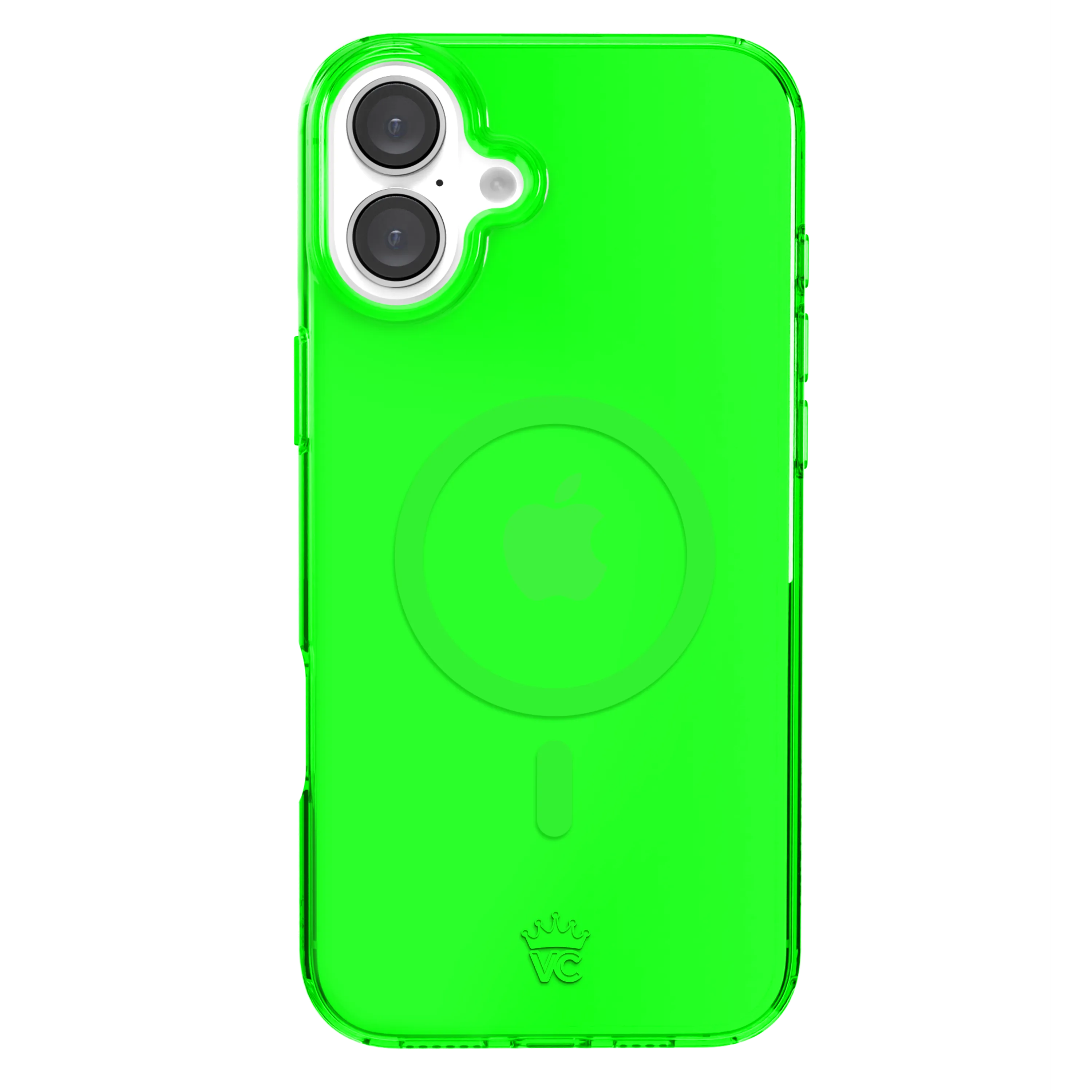 Neon Green Clear iPhone Case