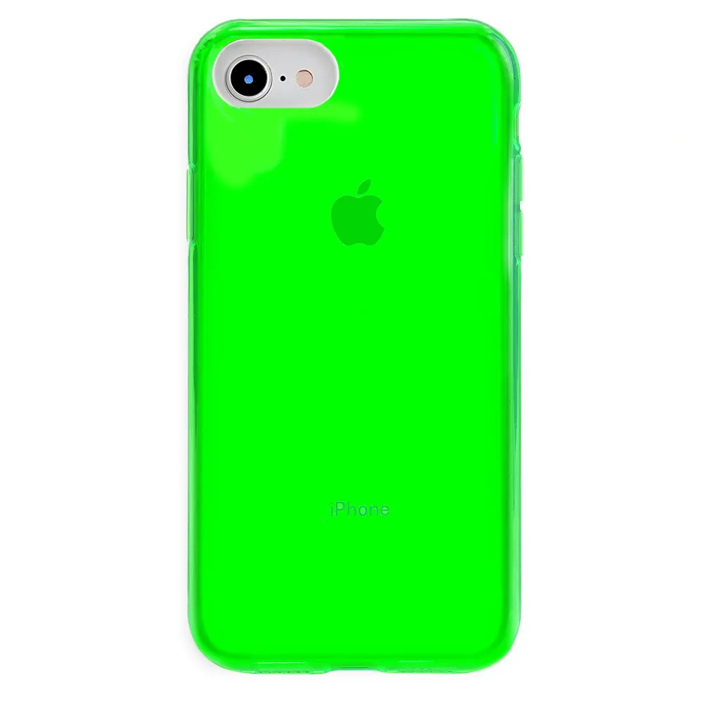 Neon Green Clear iPhone Case