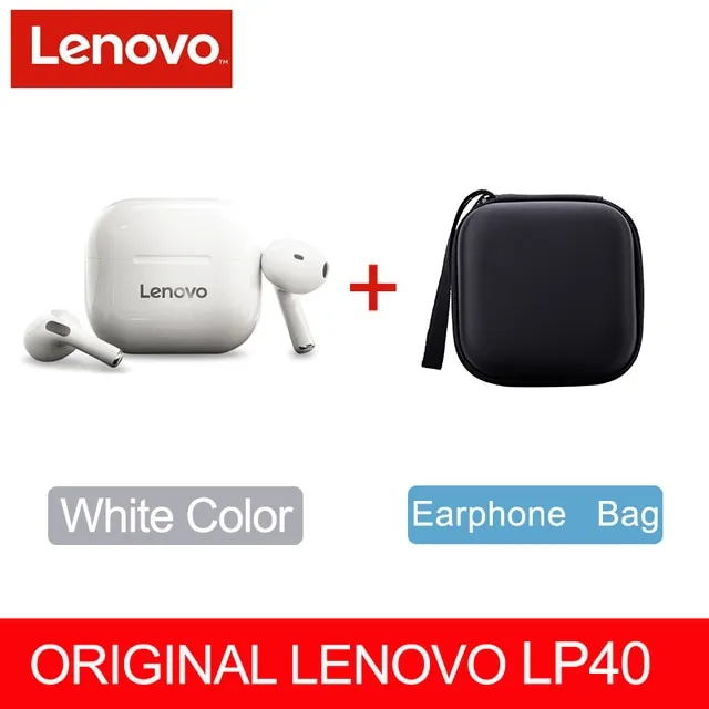 NEW Original Lenovo LP40 TWS Wireless Earphones Bluetooth 5.0