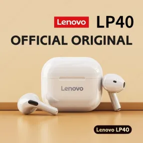 NEW Original Lenovo LP40 TWS Wireless Earphones Bluetooth 5.0