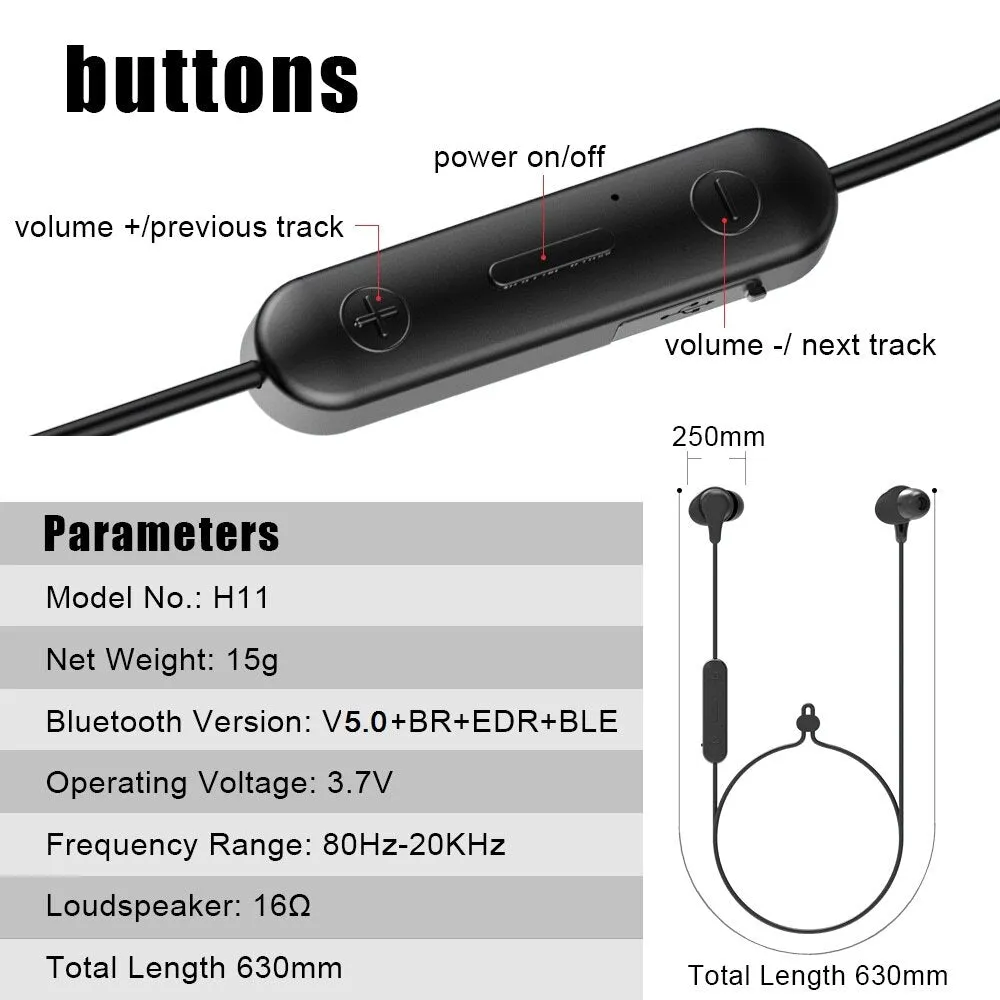 NEW ZEALOT H11 Bluetooth Earphone Headphones Handsfree Waterproof Wireless Headphones Running Sport Headset with Mic for Phones