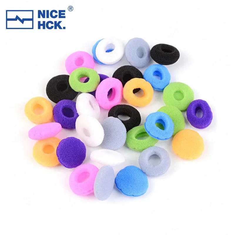 NiceHCK 4 Colors HIFI Earphone Foam Covers Sponge Replace Eartips Durable Cushion Protective Sleeve Pads For Earbud Accessories