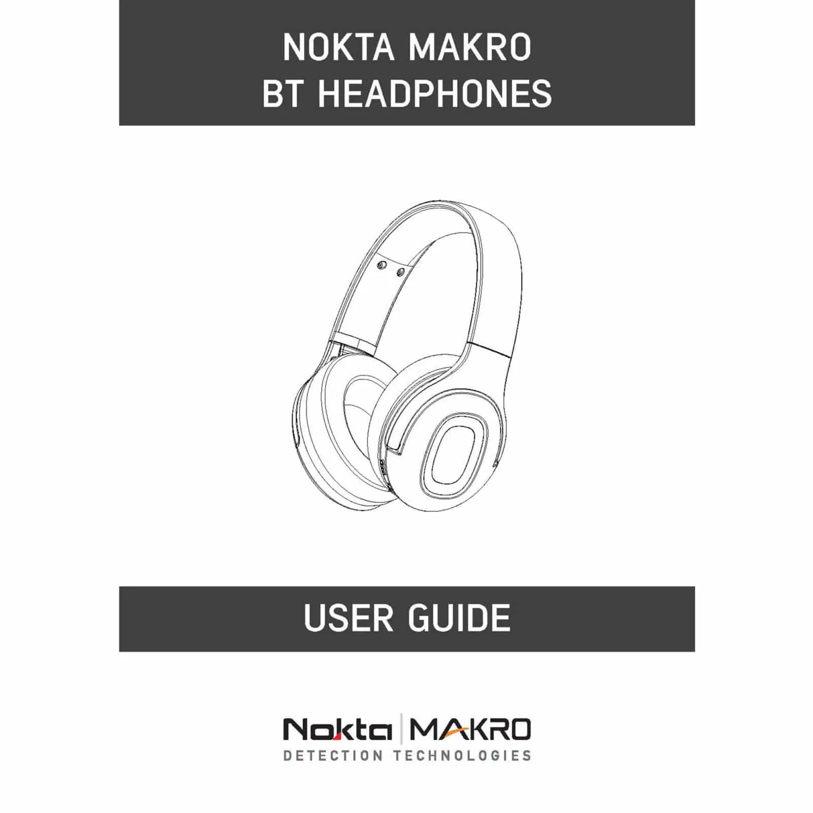 Nokta Bluetooth aptX  Low Latency Headphones Instruction Manual Digital