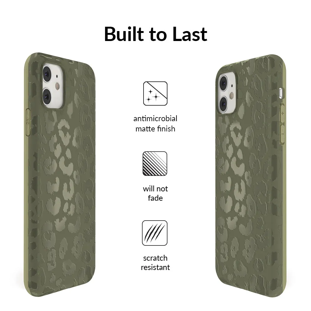 Olive Leopard iPhone Case