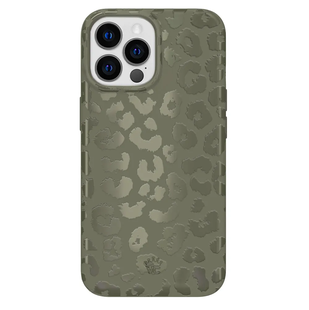 Olive Leopard iPhone Case