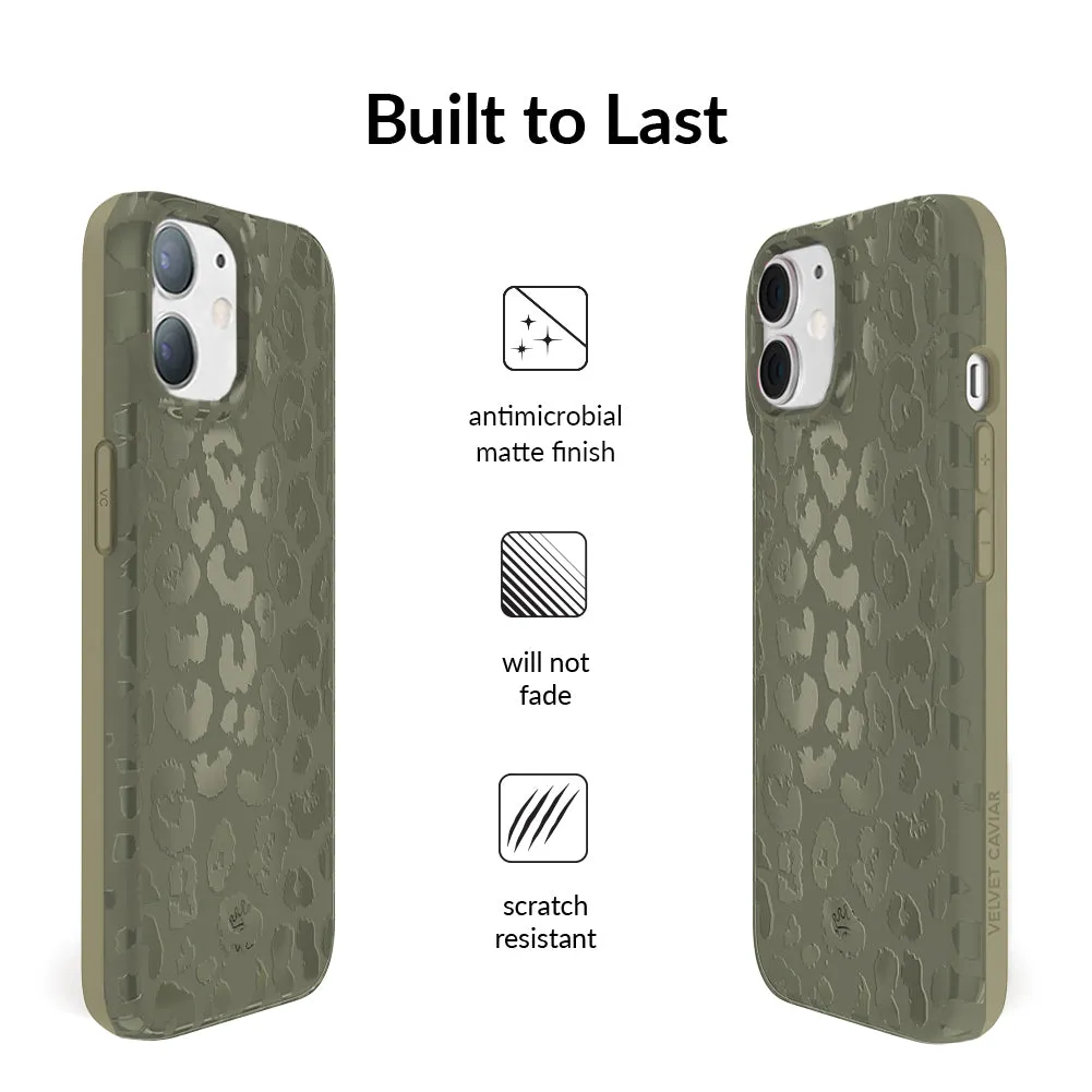 Olive Leopard iPhone Case