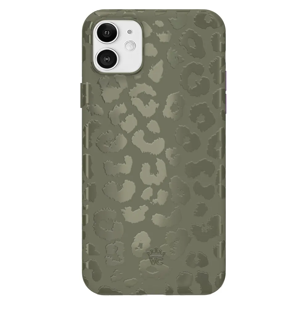 Olive Leopard iPhone Case