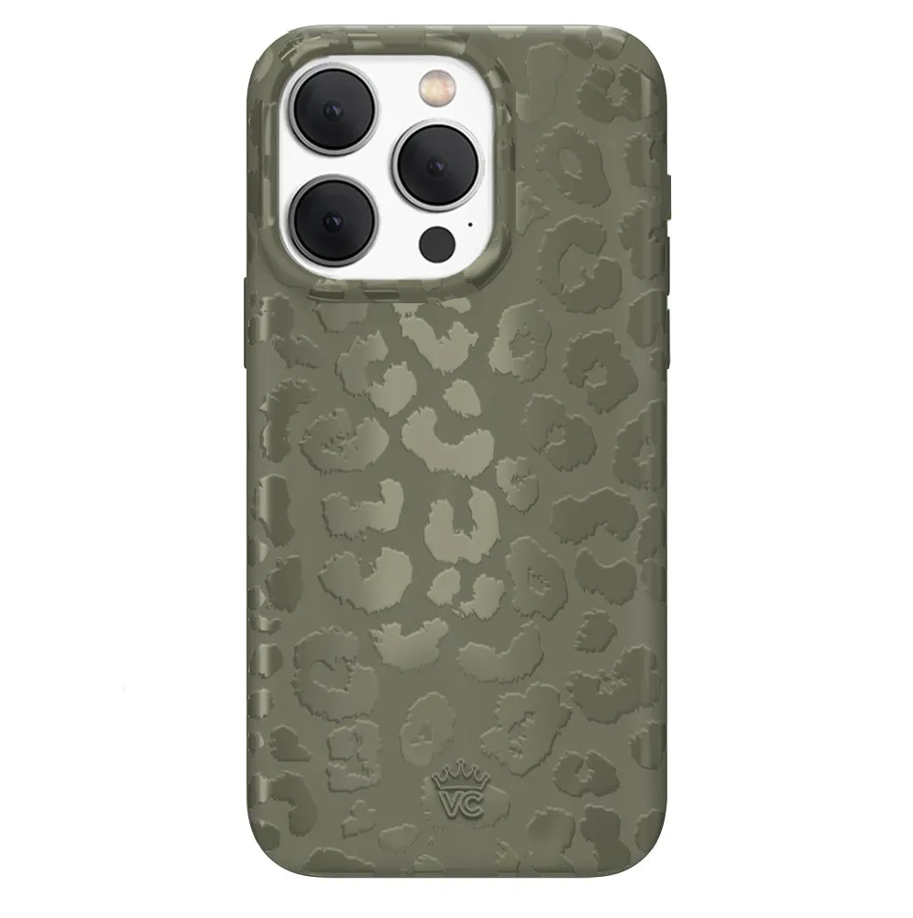 Olive Leopard iPhone Case