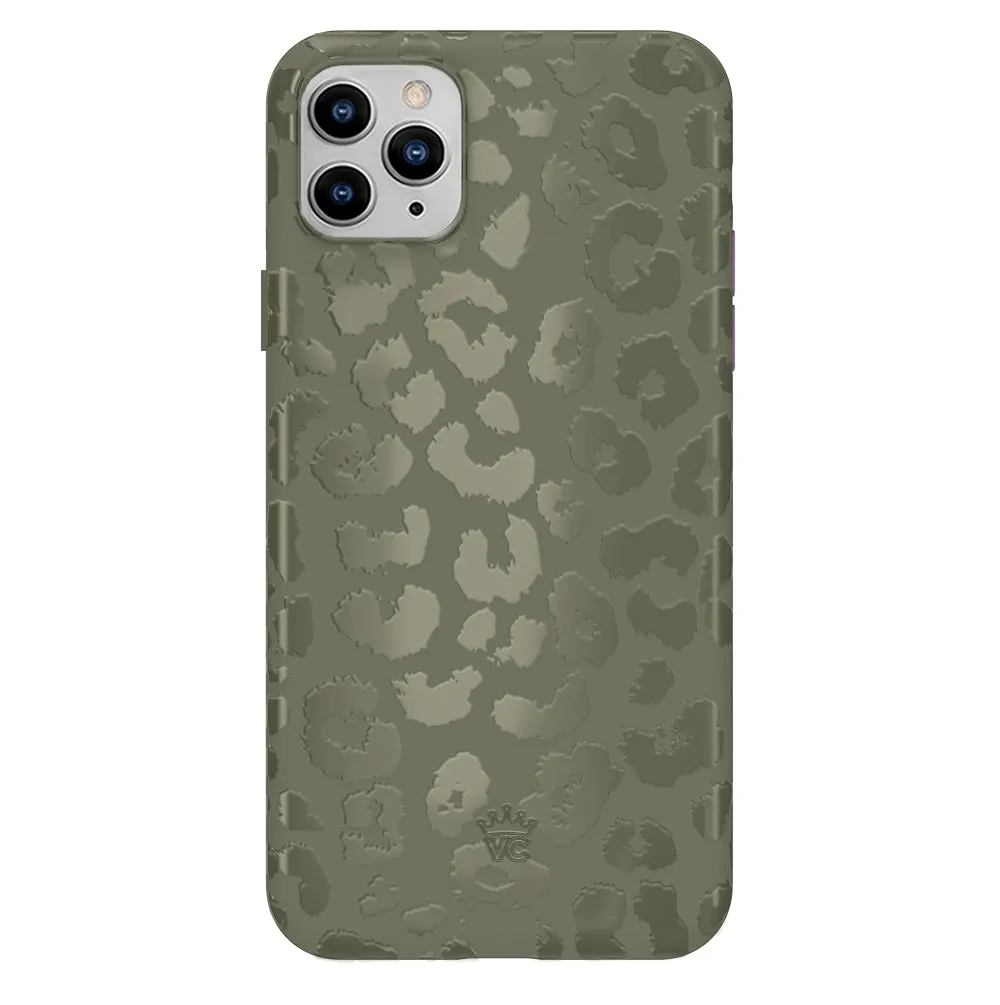 Olive Leopard iPhone Case