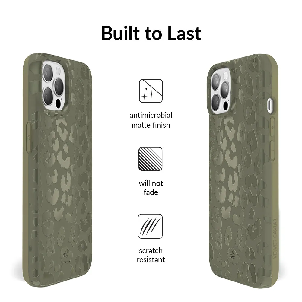 Olive Leopard iPhone Case