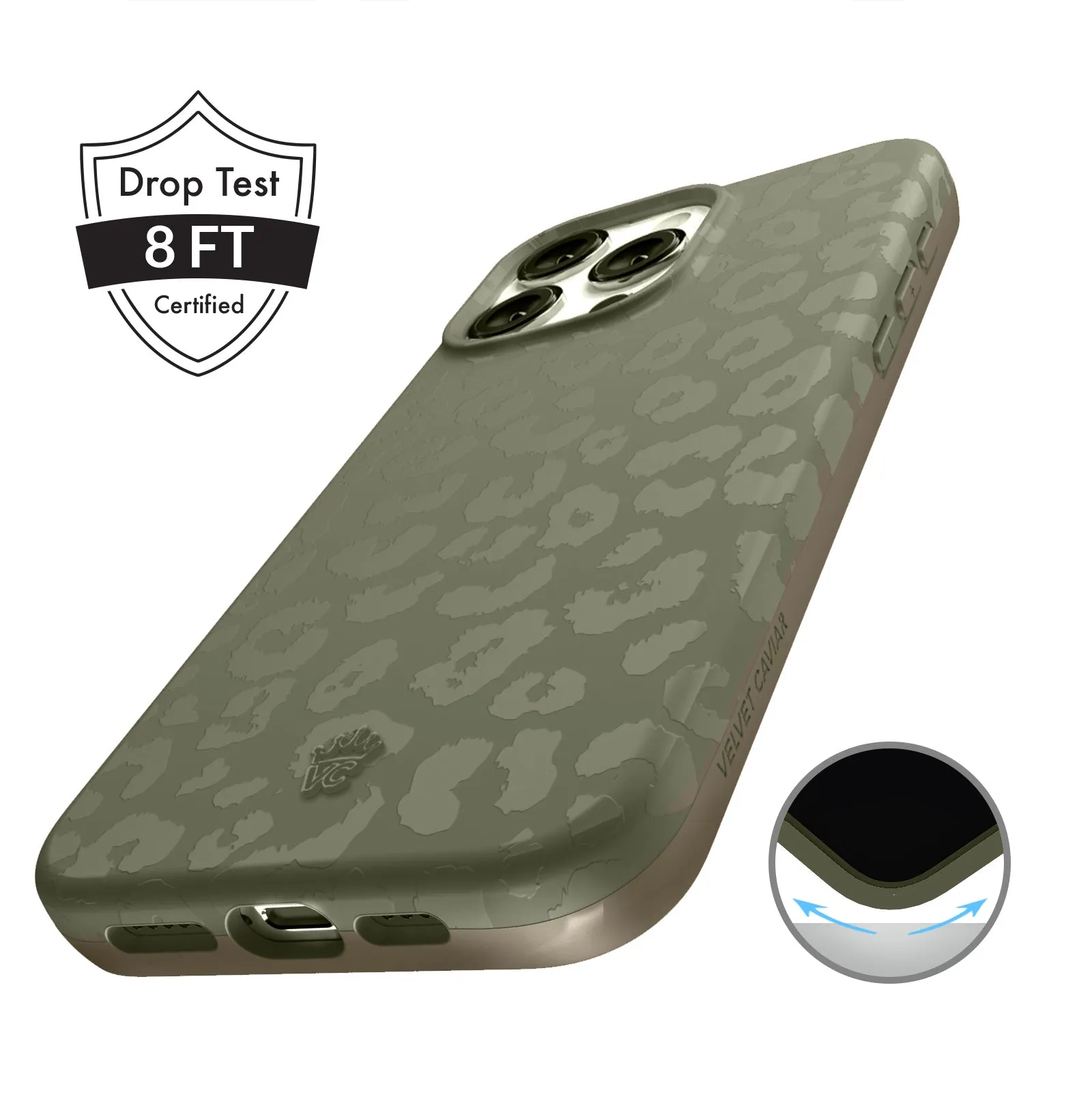 Olive Leopard iPhone Case