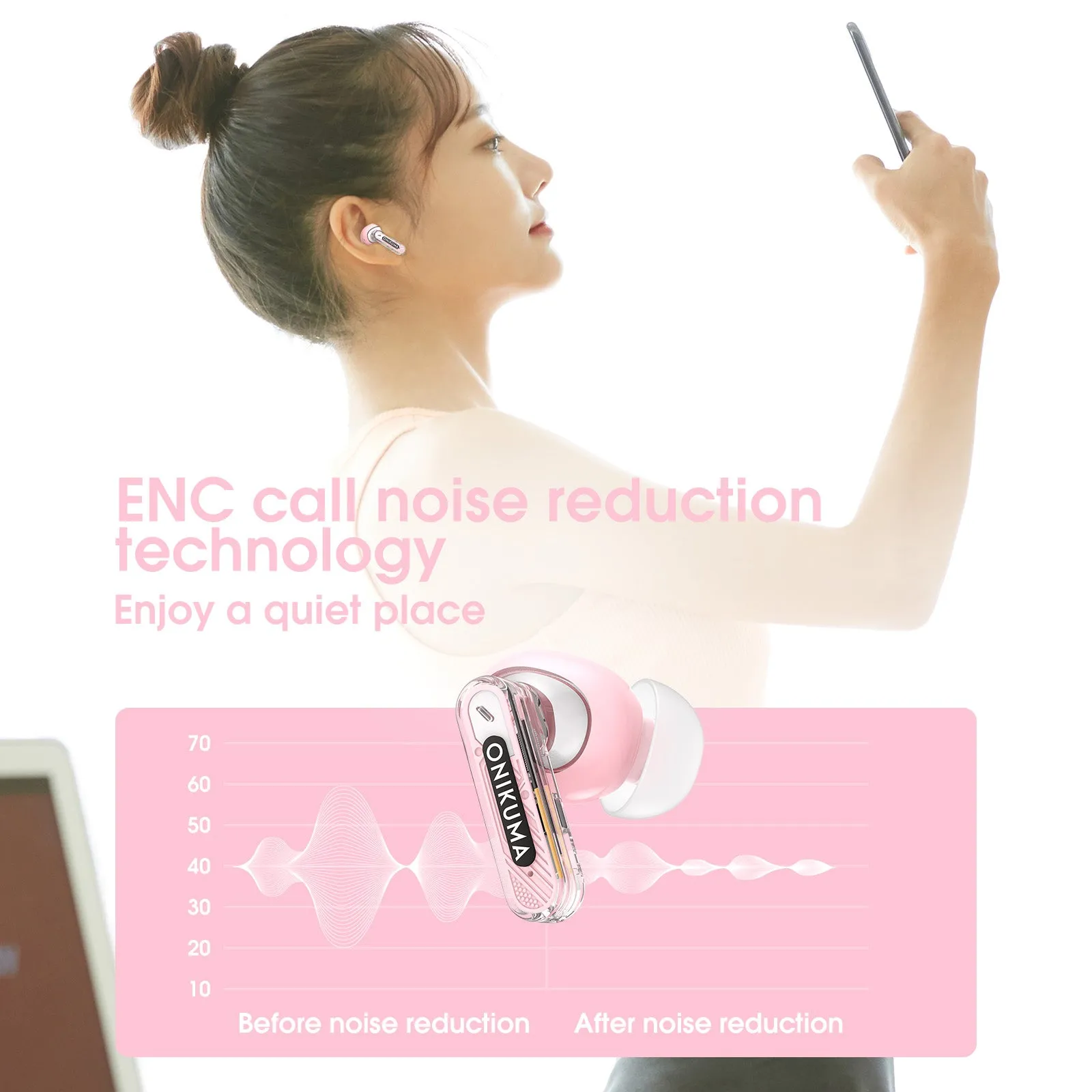 ONIKUMA T5 In-Ear Bluetooth Earphone