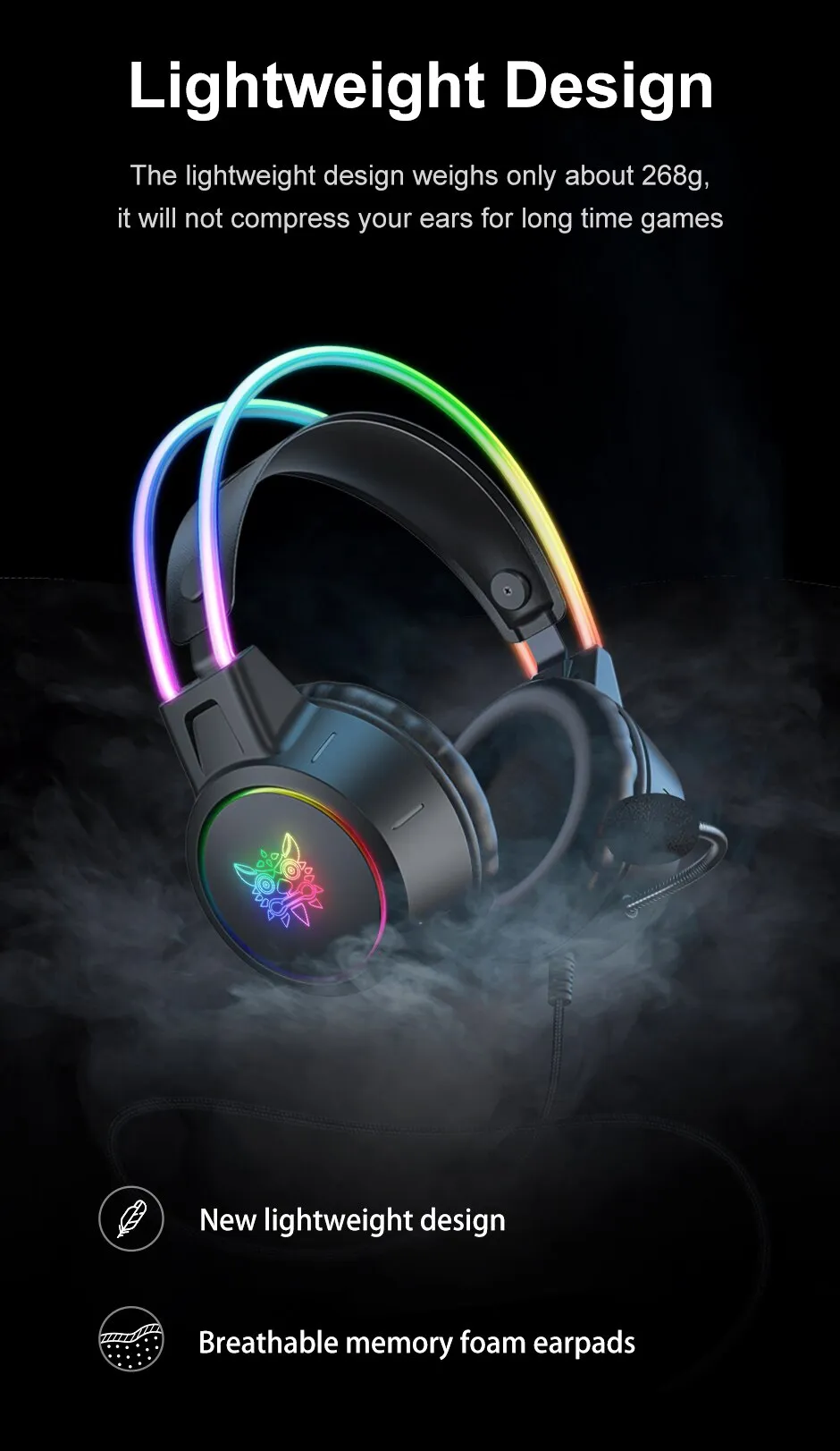 ONIKUMA X15 Pro Over-Ear Headphones Gaming Headset