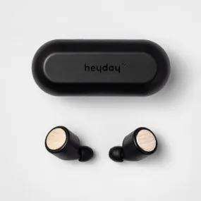 Open Box - True Wireless Bluetooth Earbuds - heyday Black/Gold