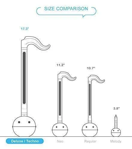 Otamatone Deluxe [English Manual] Electronic Musical Instrument Synthesizer from Japan by Cube/Maywa Denki, White