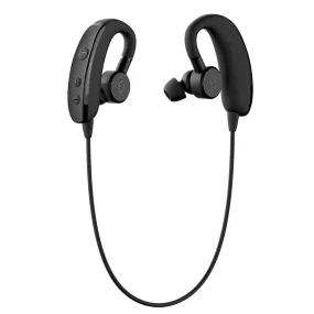 Otium Wireless Bluetooth Headphones - IPX4 Sweatproof - Adjustable Earbuds - Retractable TPU Earhook - Stereo Noise Cancelling Earphones with Microphone