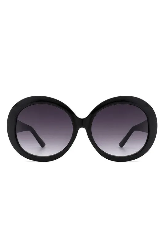 Oversize Circle Fashion Women Round Sunglasses