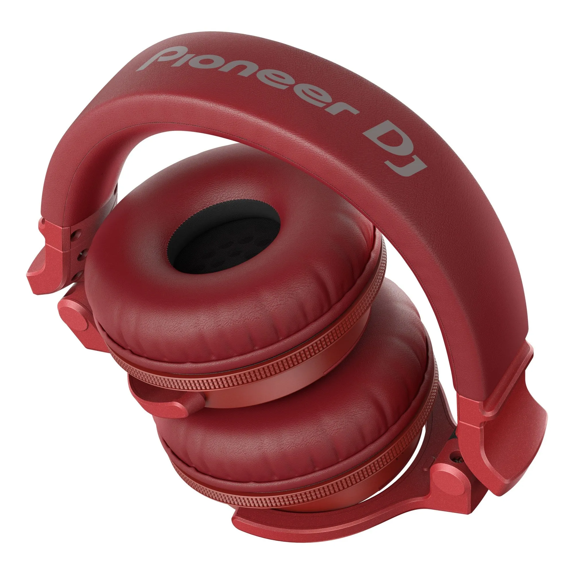 Pioneer DJ HDJ-CUE1BT-R On-Ear Wired Studio Headphones, Bluetooth Headphones, Professional Audio Equipment for DJ Booth and Recording -Red