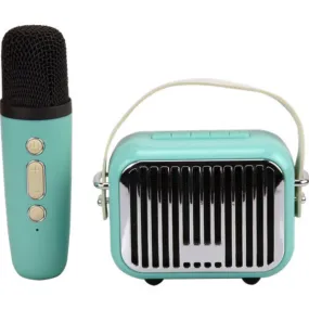 Pocket Karaoke Speaker and Microphone Combo