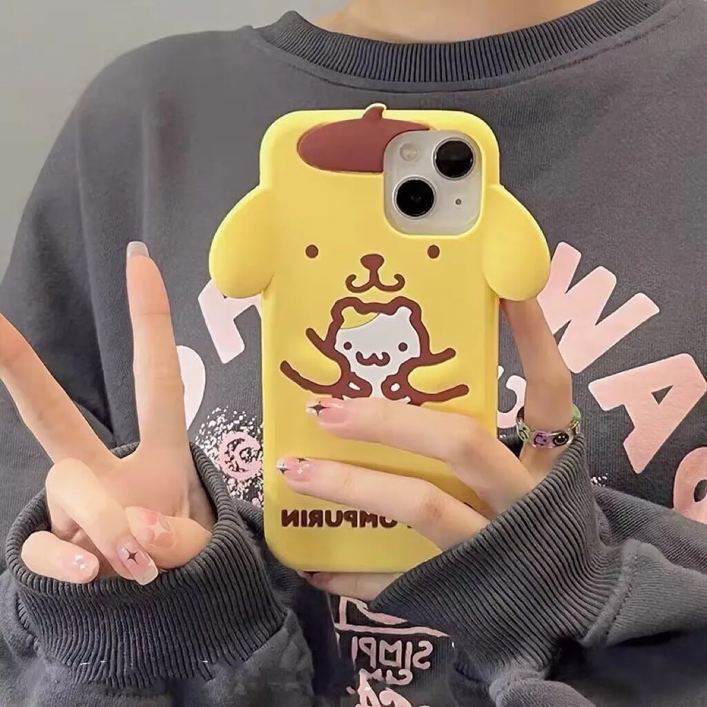 Pom with Friend Silicon Phone Case