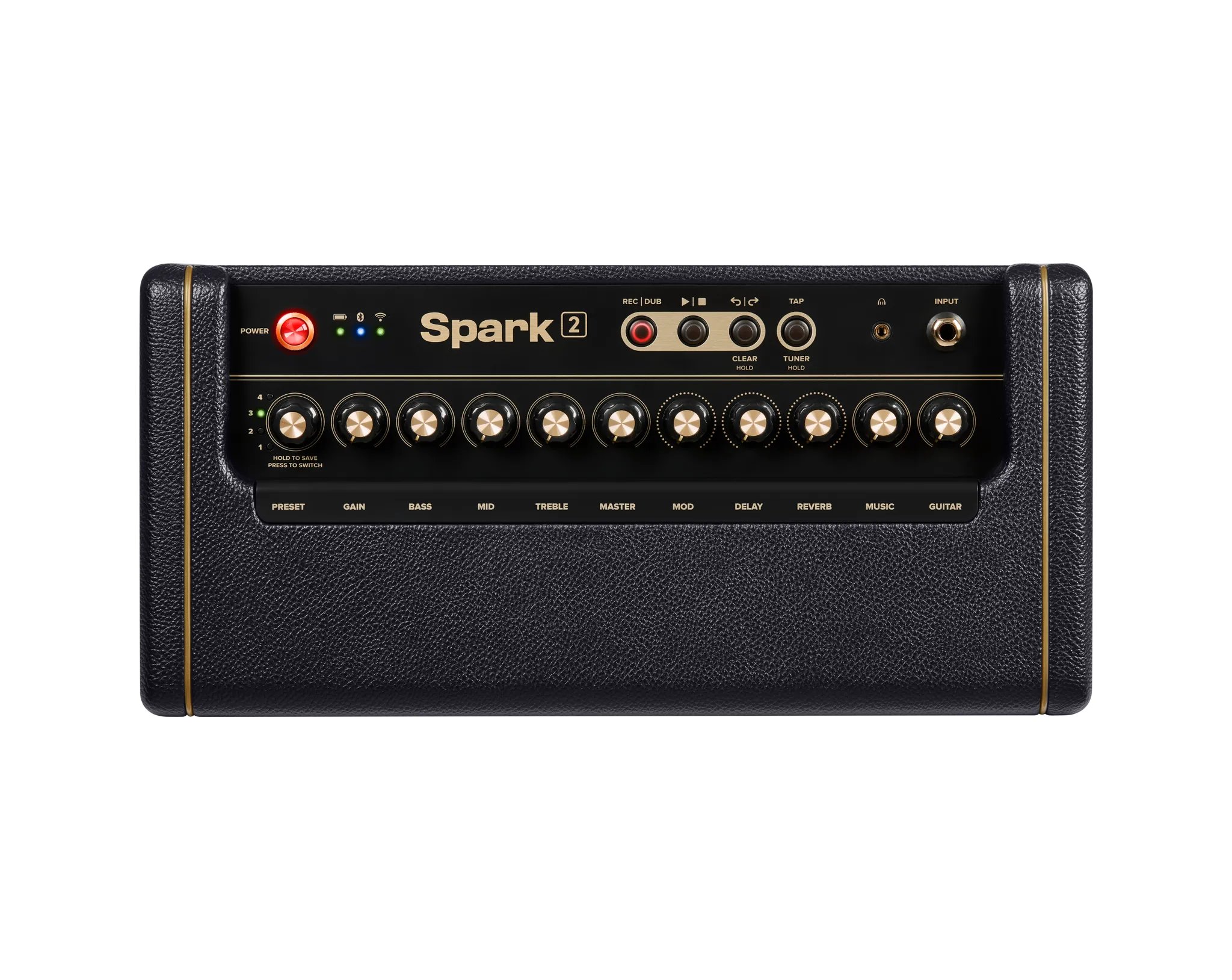 Positive Grid SPARK 2 50-Watt Smart Guitar Practice Amp & Bluetooth Speaker (Black)