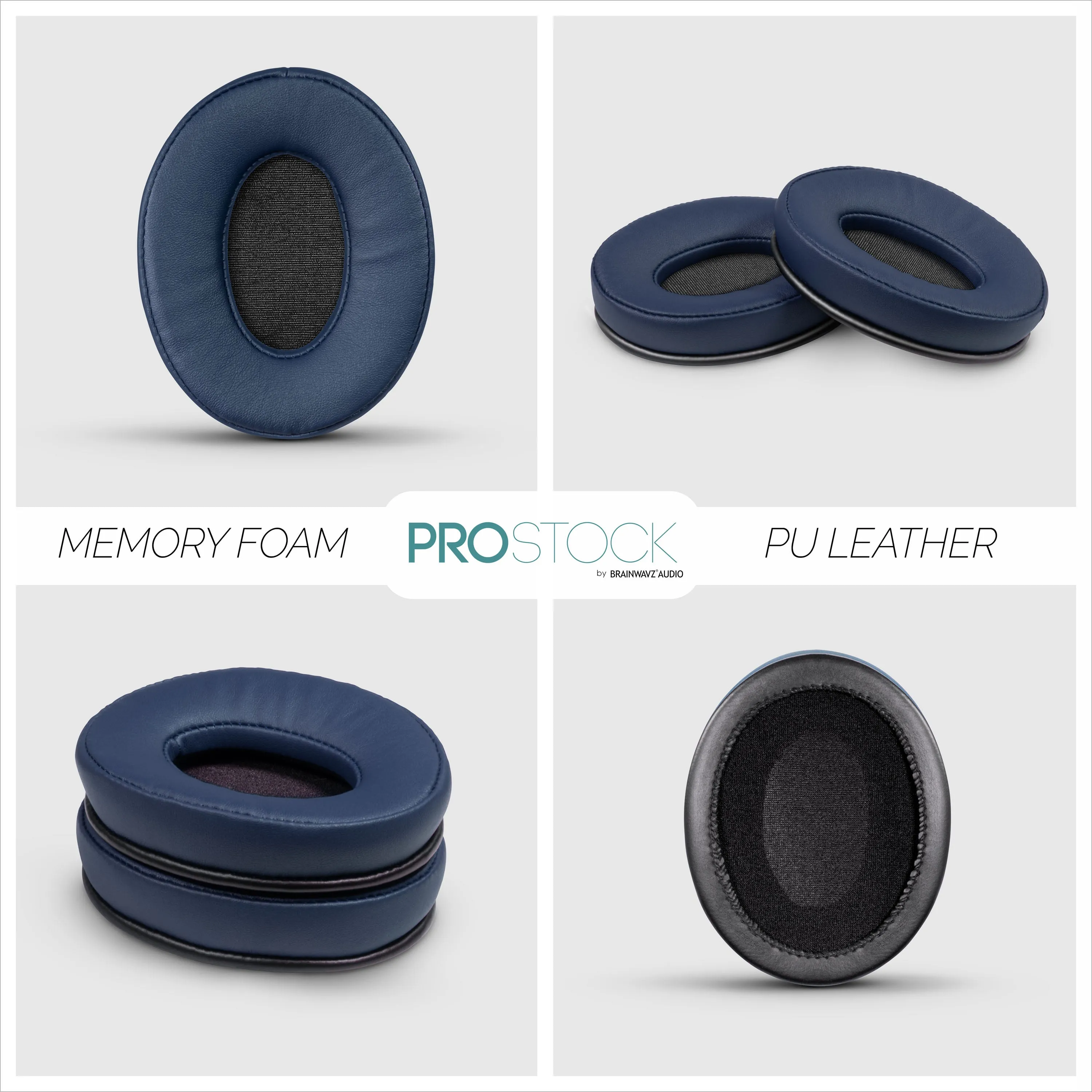 ProStock ATH M50X & M Series Replacement Earpads - Custom Designed Shape with Memory Foam - PU