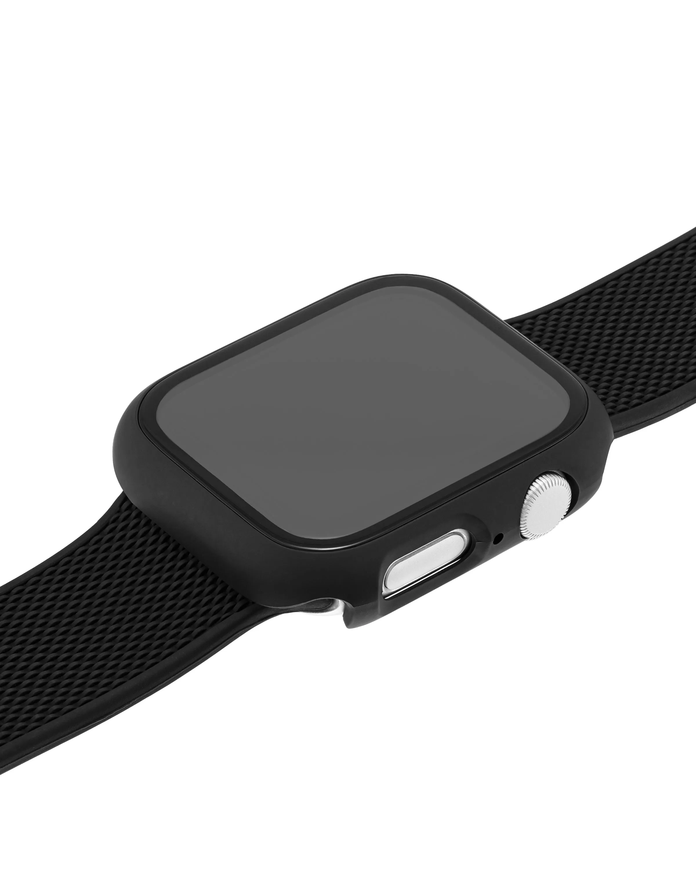 Protective Glass Cover with Integrated Protective Case for Apple Watch®