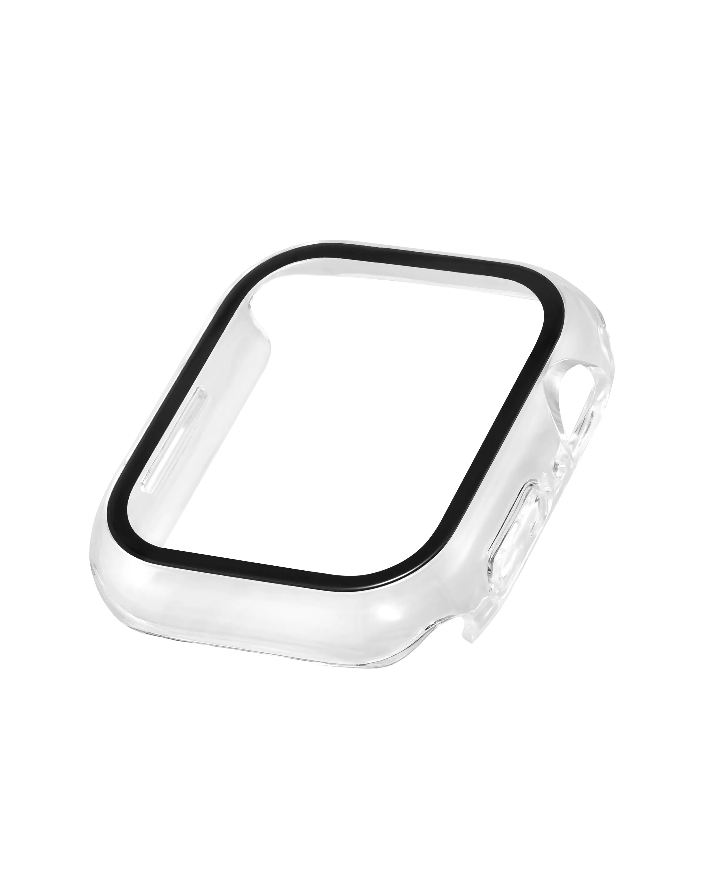 Protective Glass Cover with Integrated Protective Case for Apple Watch®