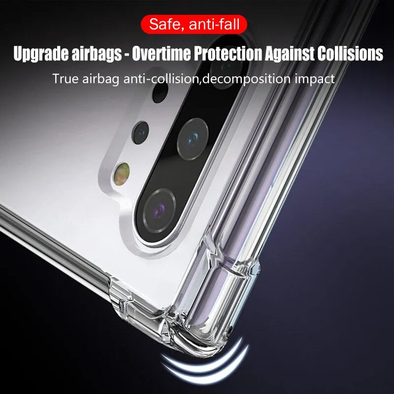 Protective phone Case For Samsung Galaxy A50 Note 10 9 8 S8 S9 Plus S10E protection Soft cover for samsung A70 A60 S7 A10 A20 5G