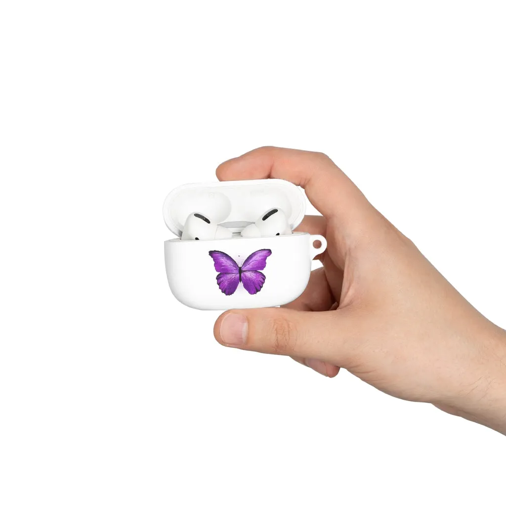 Purple Butterfly AirPods\Airpods Pro Case cover