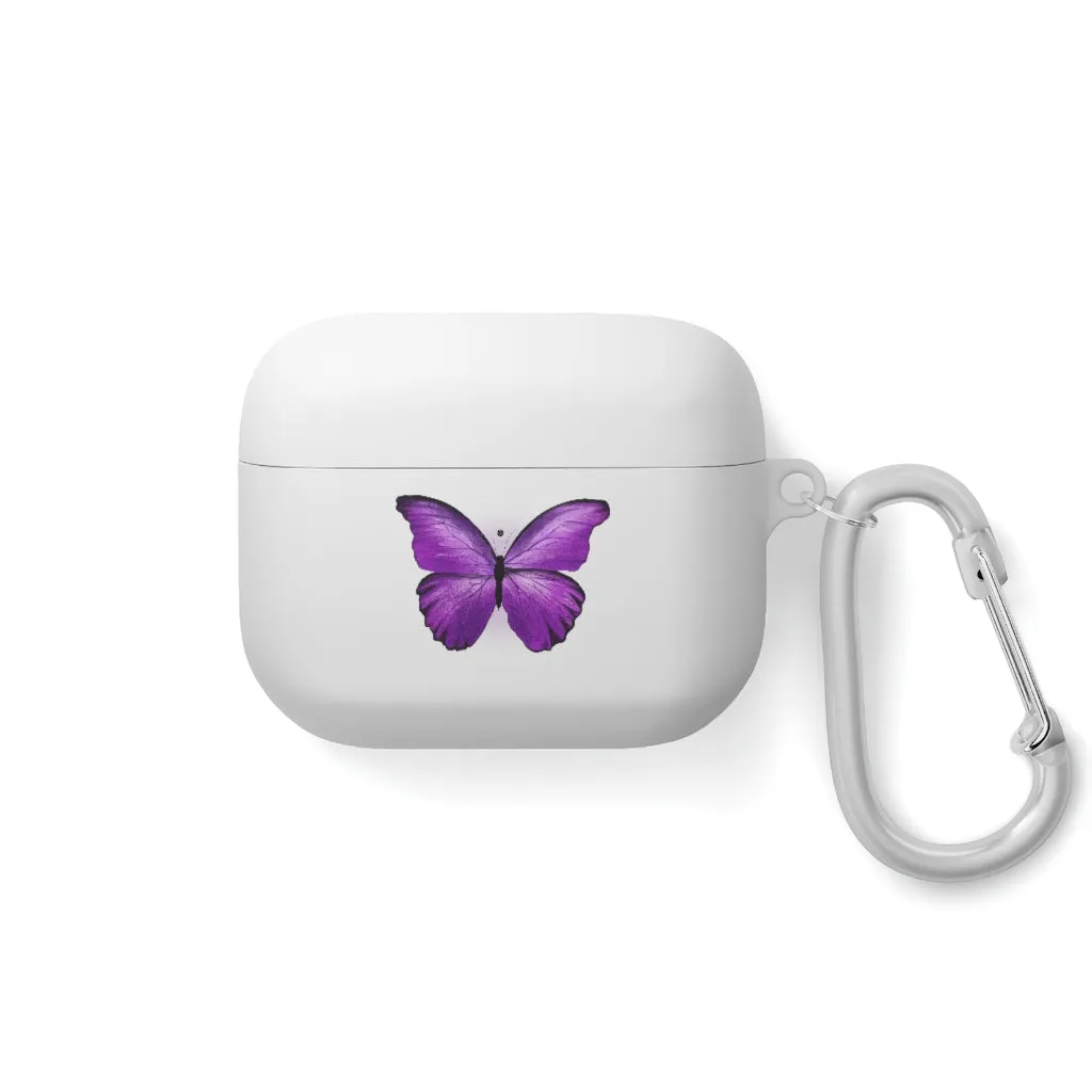 Purple Butterfly AirPods\Airpods Pro Case cover