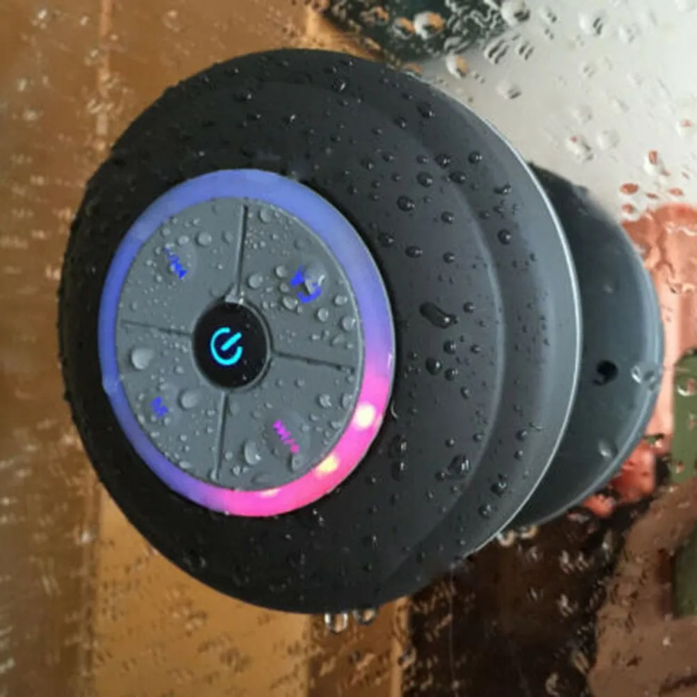 Q9 Waterproof Wireless Bluetooth LED Speaker with Microphone For Hands-Free Call