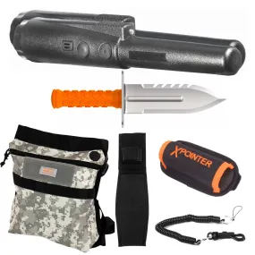 Quest xPointer Land - Black, Digital Camo Pouch & Diamond Digger Tool Left