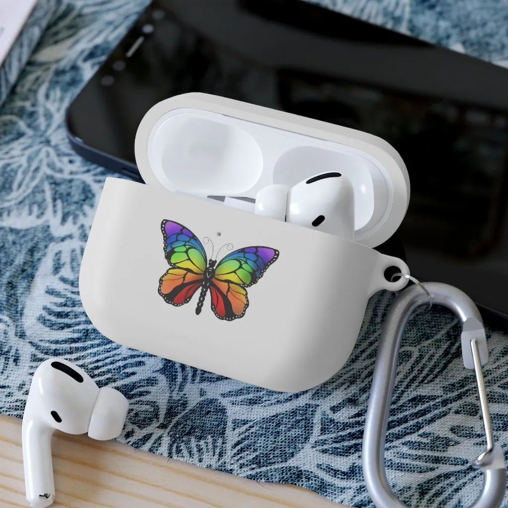 Rainbow Butterfly Personalized AirPods\Airpods Pro Case cover