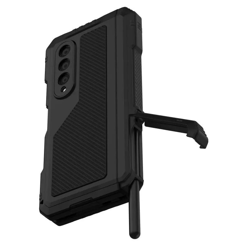 Rugged Armor 360 Full Metal Phone Case with Kickstand For Samsung Galaxy Z Fold 5 4