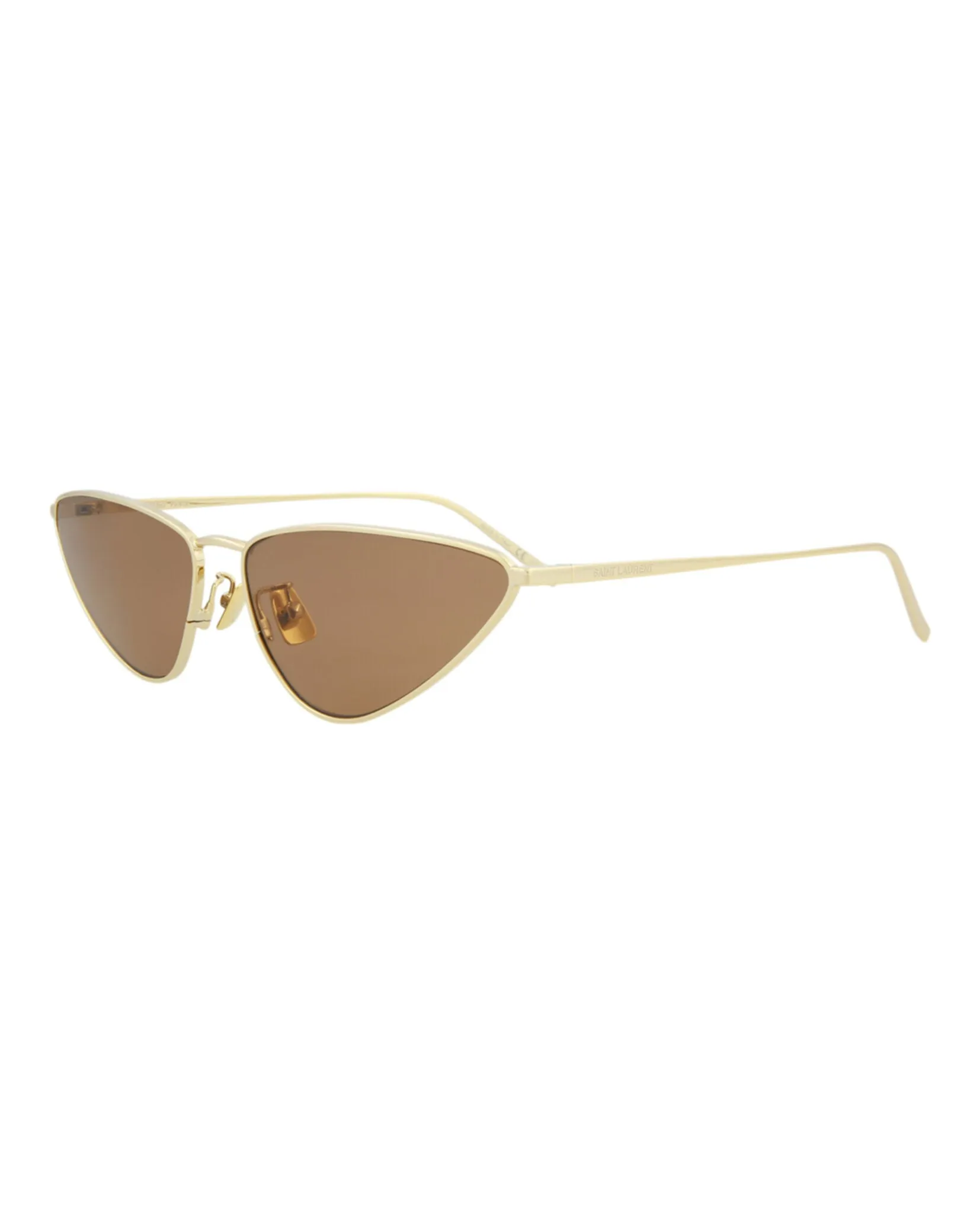 Saint Laurent Cat Eye-Frame Metal Sunglasses