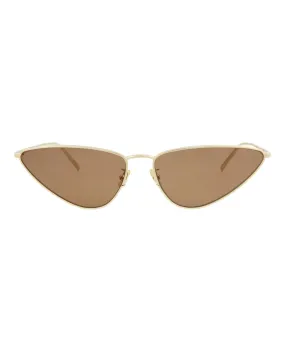 Saint Laurent Cat Eye-Frame Metal Sunglasses