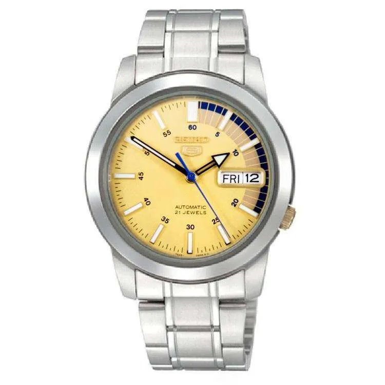 SEIKO SNKK29K1 Automatic Silver Stainless Steel Watch for Men